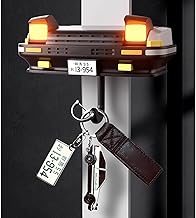 YOURKARTS.COM Trueno Car Shape Keychain Hanger with Light-Up Headlights | Wall Mount Key Holder | Auto Lights On When Keys are Hung | Home & Office Organizer