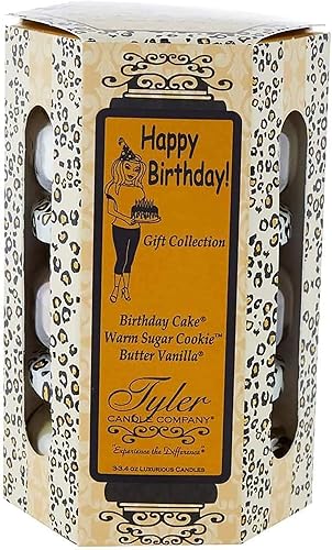 Tyler Candle Colección de regalos de feliz cumpleaños