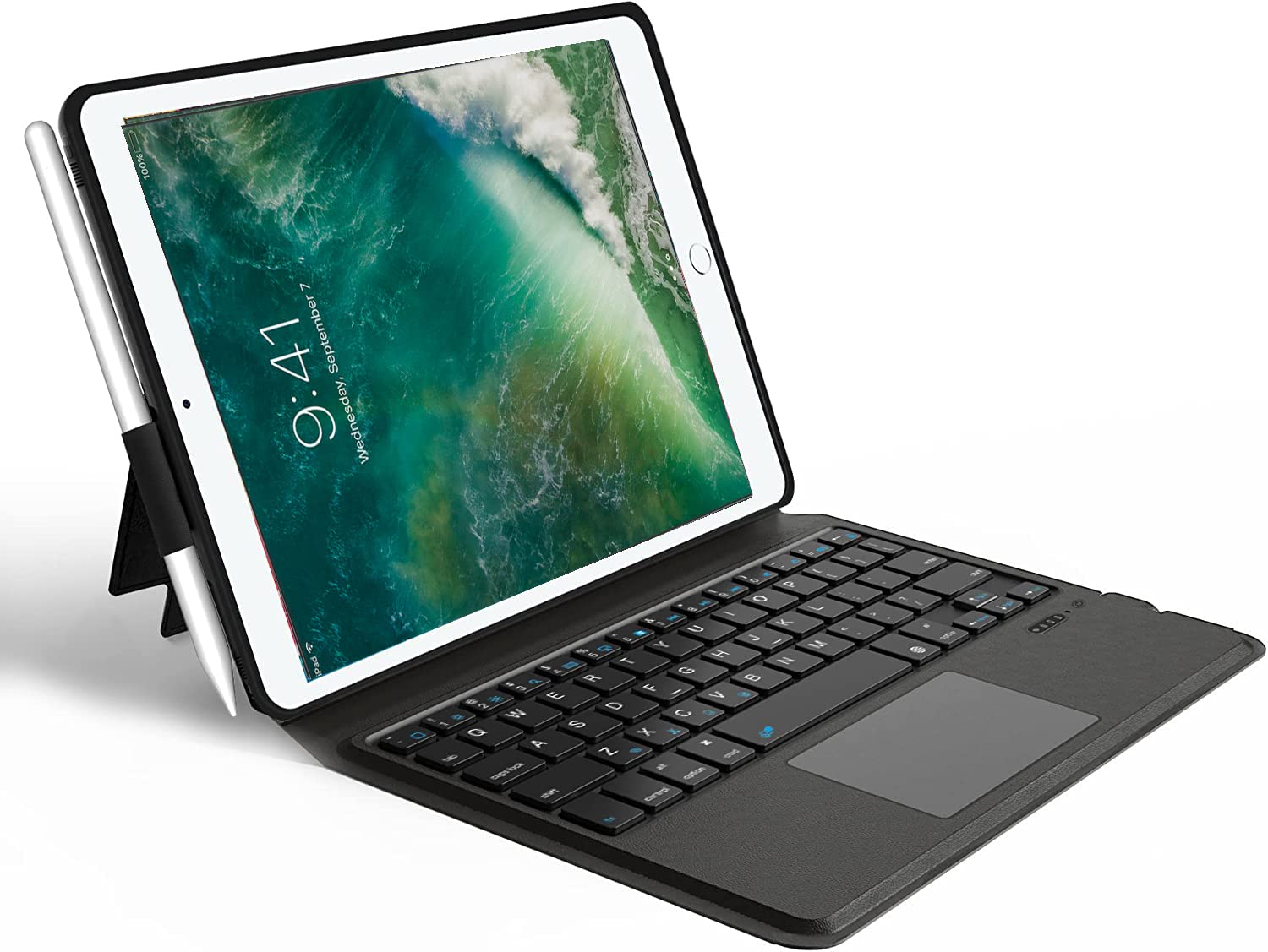 ProElite Wireless Bluetooth TouchPad Keyboard flip case Cover for Apple iPad 9.7 inch 5th/6th Gen Air 1/Air 2 Pro 9.7 inch Black (B0BRSVXT48) Amazon Price History, Amazon Price Tracker