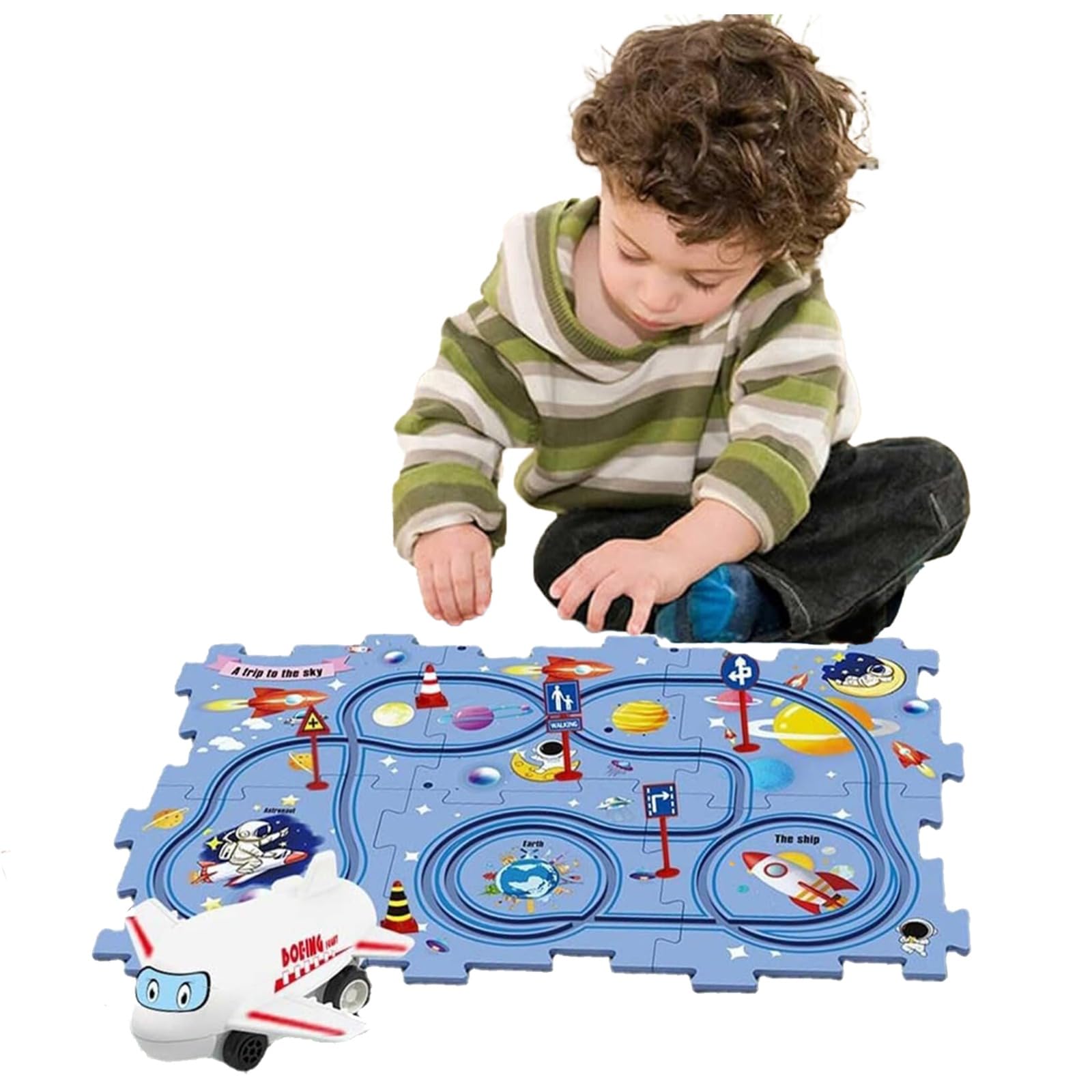 Kidology Montessori Puzzle Car Track for Kids Ages 3-6 | Educational & Fun Race Track Play Set | Perfect Toddler Puzzle Toy Gift for Boys & Girls | Ideal Preschool Learning for 3 4 5 6 Year Olds (B0DH4XTMSZ) Amazon Price History, Amazon Price Tracker
