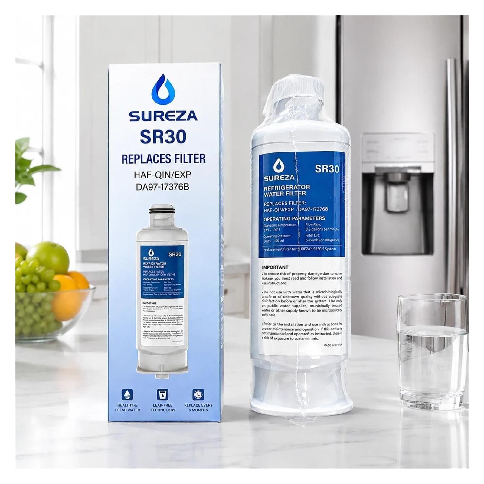 Filtro de agua compatible con Samsung HAF-QIN/EXP refrigerador