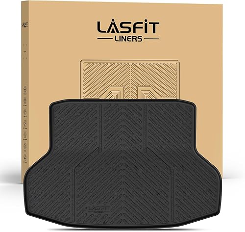 LASFIT Tapete de maletero para Honda Civic Sedan 2016-2021, apto para todo tipo de clima, revestimiento de maletero, bandeja de carga, bandeja de