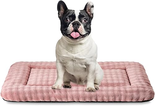Miniatura 15 de Colchoneta para Cama de Perro Almohadilla para Jaula para Perros Grandes, Colchoneta Suave Lavable para Dormir de Mascotas Almohadilla para Perrera