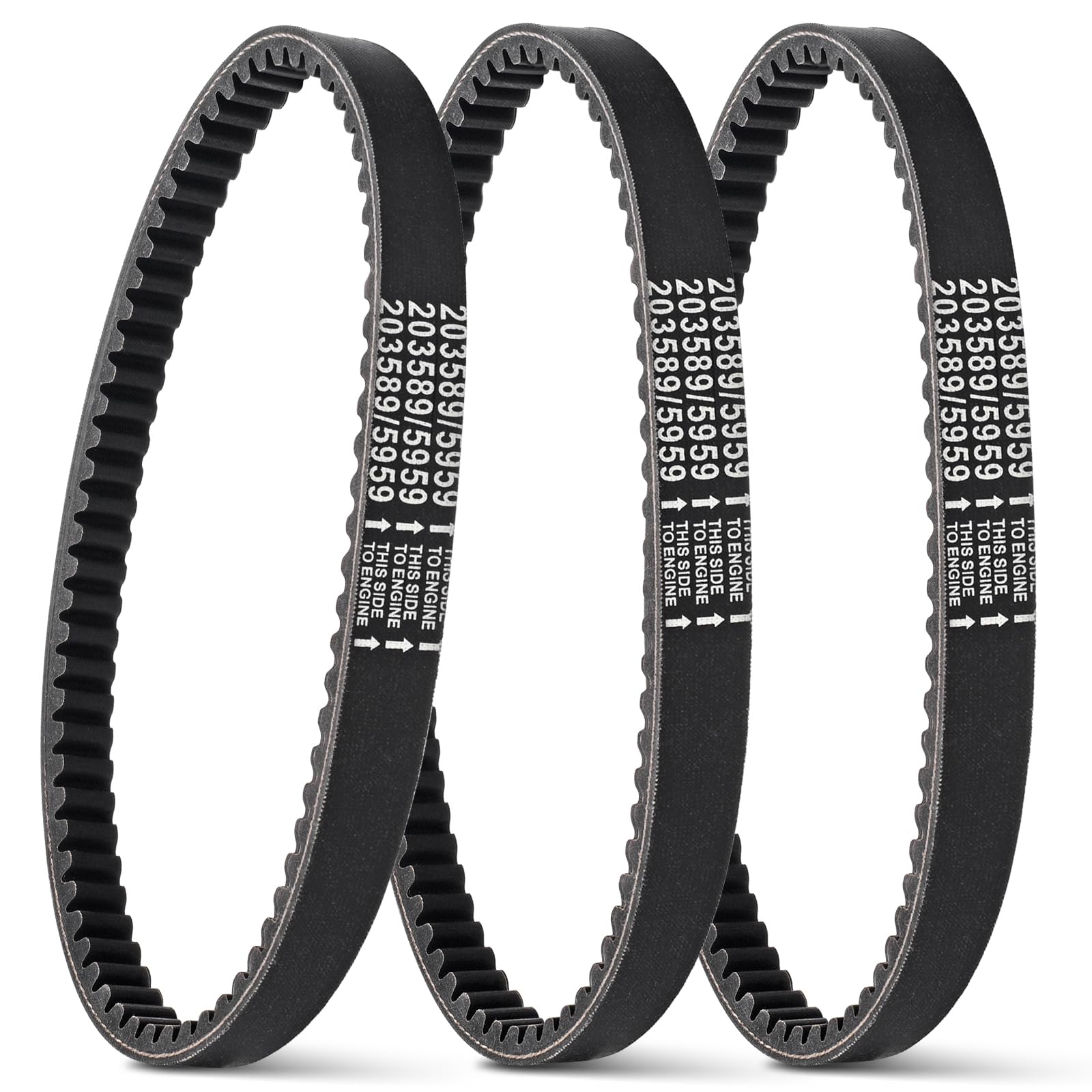 Amazon.com: 3PCS Cheimaxy 30 Series Torque Converter Belt, Go Kart
