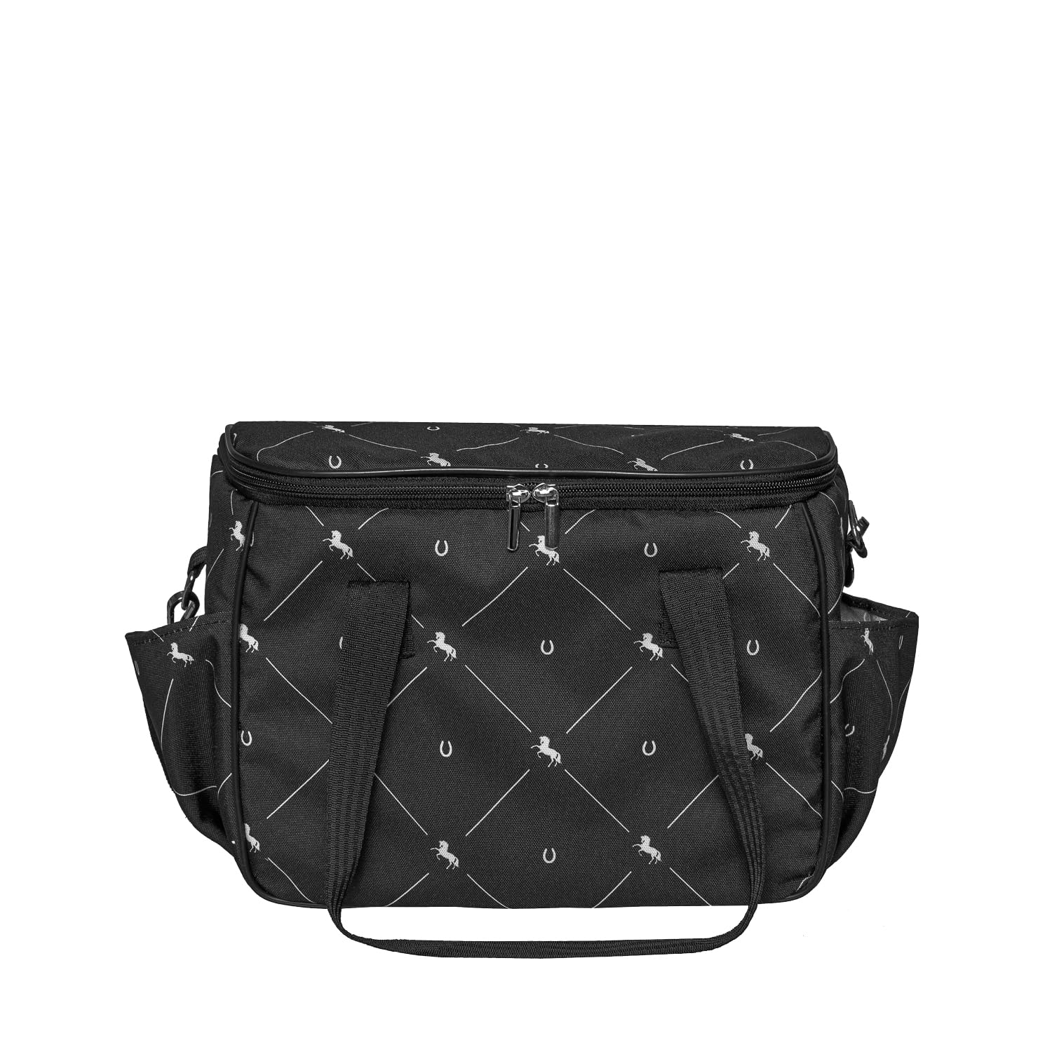 Borsa per la pulizia del cavallo, borsa per spazzole e accessori Dream nero