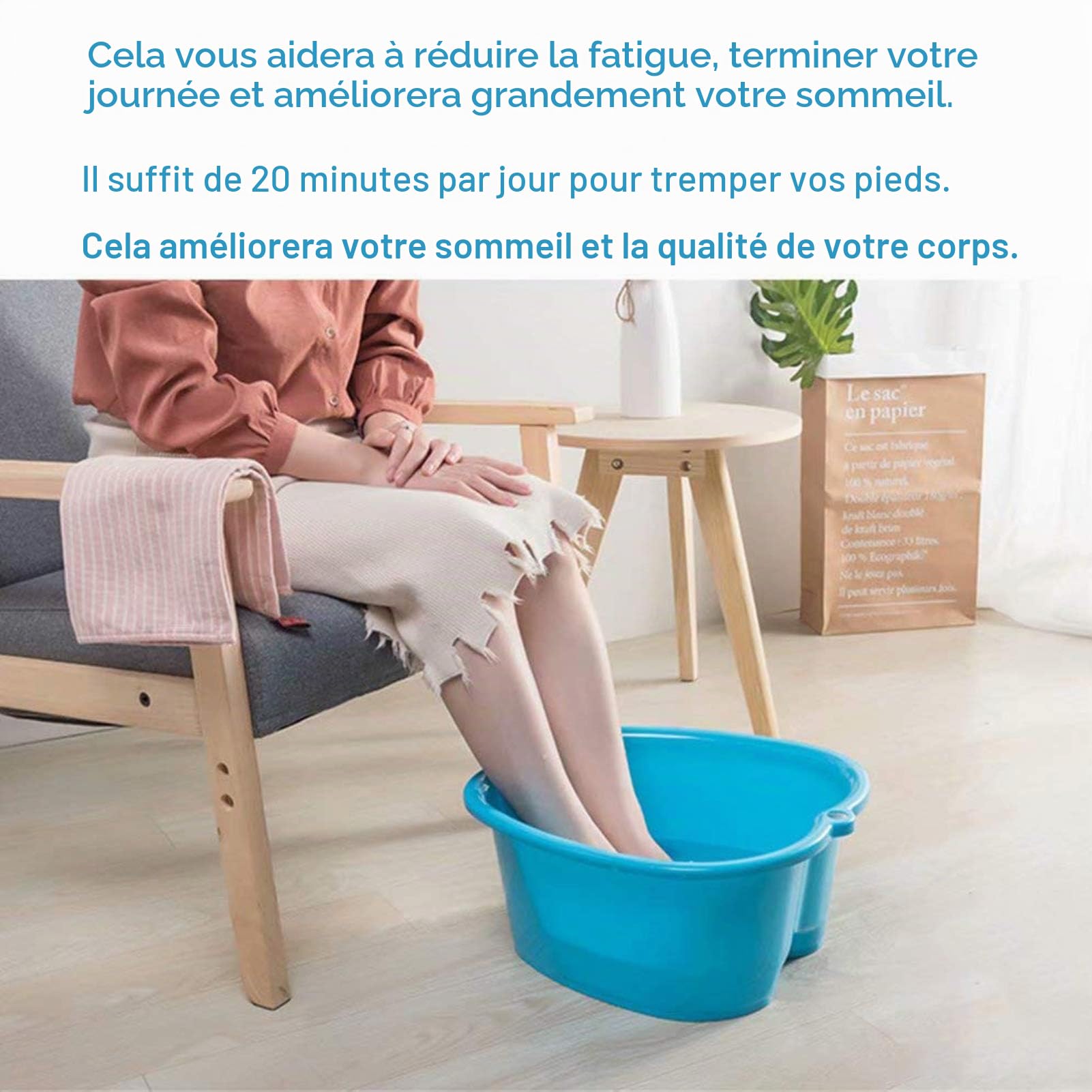 Grande Bassine Plastique Bassin de Spa Bain de Pieds,Spa d'eau et Massage des Pieds,pour Pédicures Tremper Les Pieds Détox et Massage Elimine Callosités Cuticules (Black)