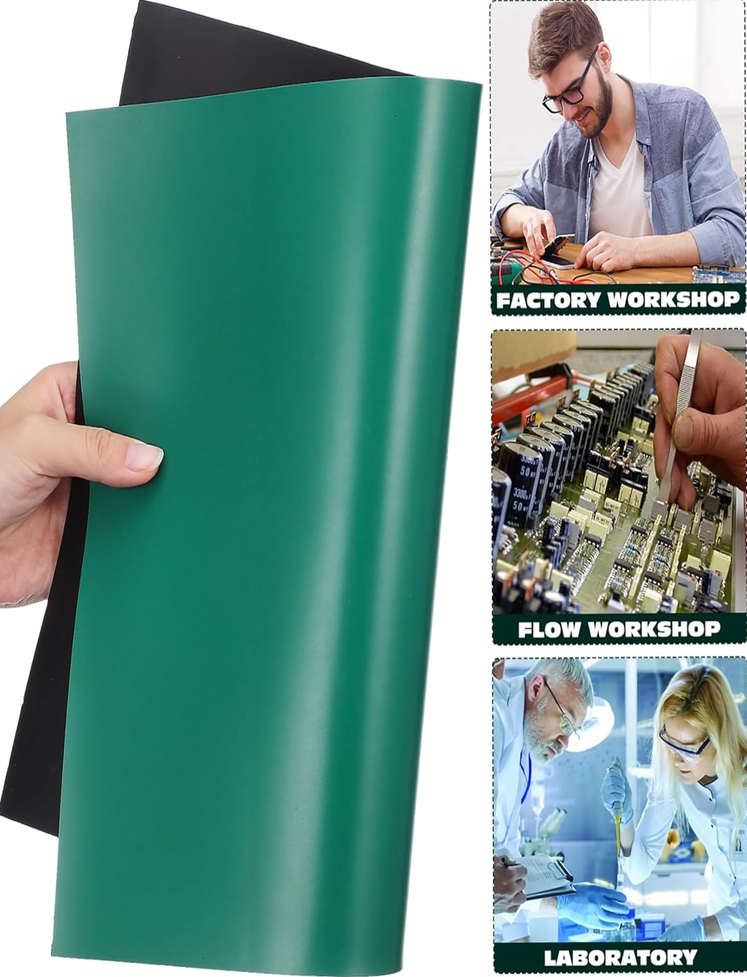 Tappetino for saldatura con messa a terra ESD in PVC