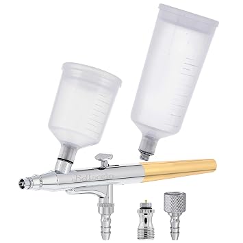 Belloccio Sunless Tanning Airbrush - Multi-Purpose Precision Gravity Feed Airbrush with a 0.4mm Tip Single-Action or Dual-Action Capability