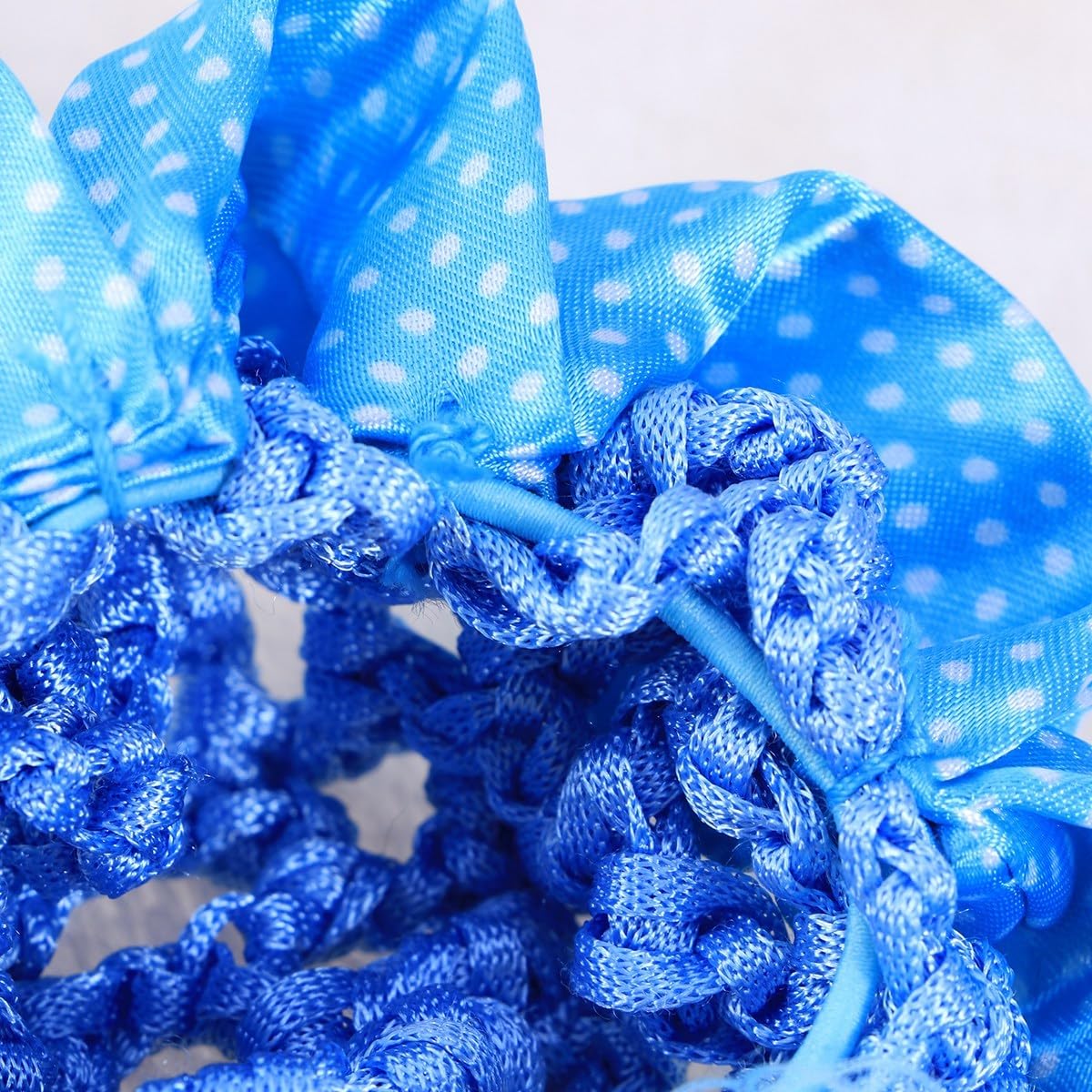 FRCOLOR 4pcs Hair Net Hair Snood Buns Snood Net Elastic Bun Nets for Dance Knotts Miss Lace, As Shown - Image 4