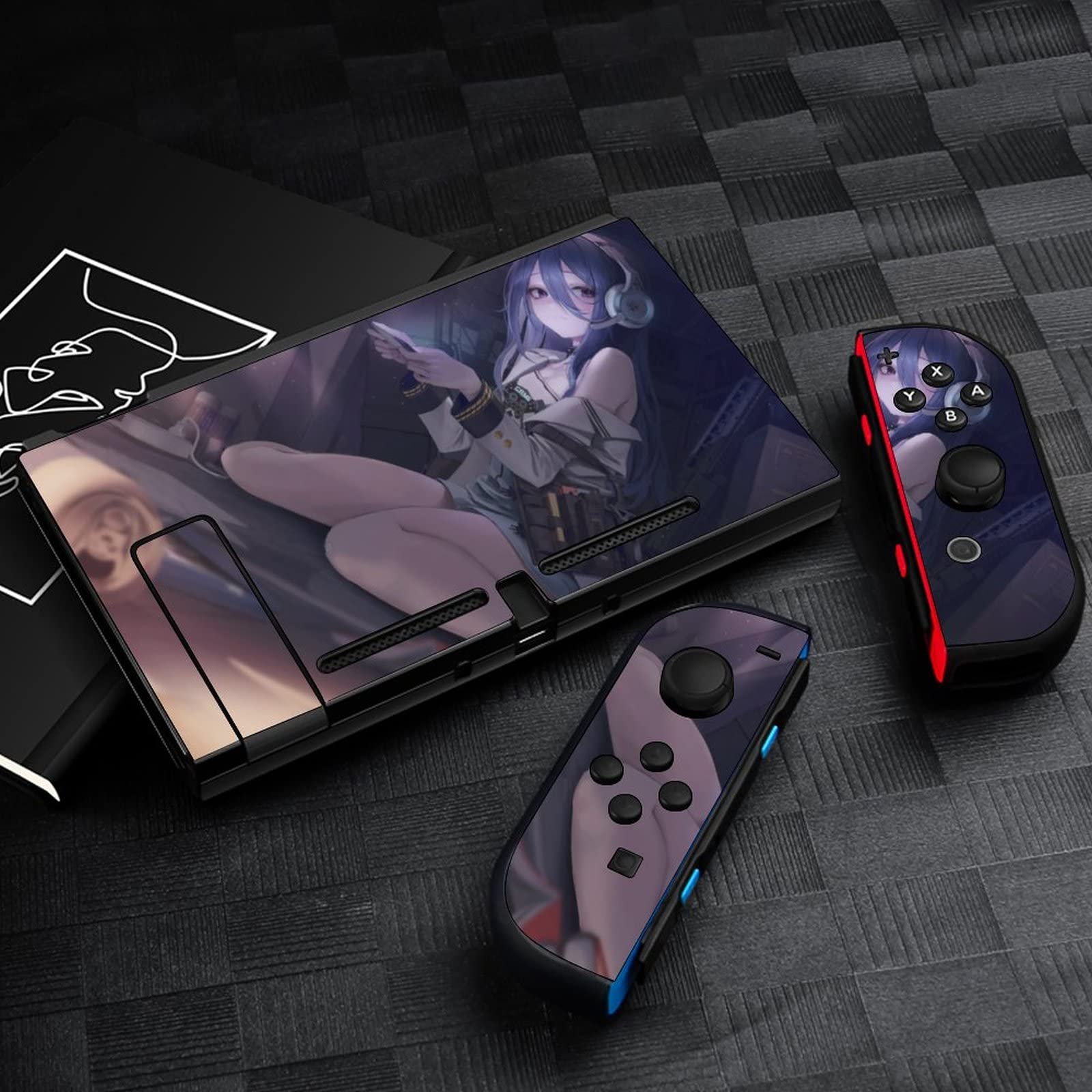 Amazon.co.jp: Switch/Switch Lite専用 スキンシール アニメ柄 勝利の
