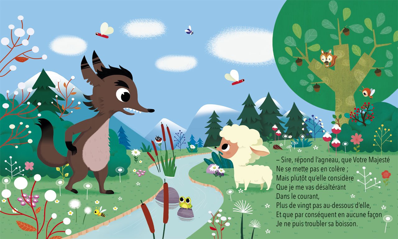 Facile Dessin De Poésie Le Loup Et L Agneau Les Fables De La Fontaine Le Loup Et L'Agneau Dès Ans | freixenet.com