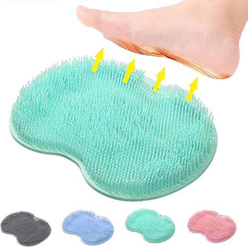 Miniatura 1 de QJWDB Masajeador de pies de ducha, tamaño XL más grande, con ventosas antideslizantes, mejora la circulación del pie y reduce el dolor de pies,