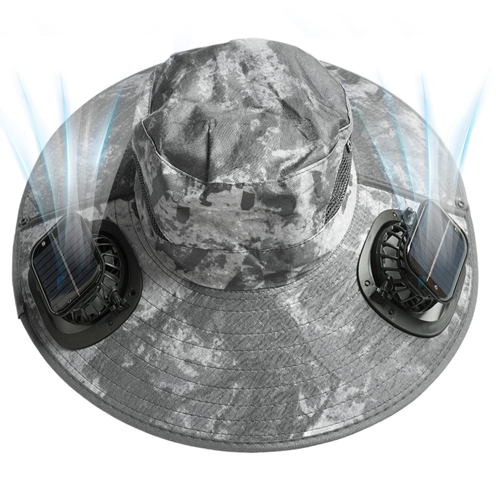 Cappello Con Ventilatore Solare Protezione Personale Leggera | Copricapo Outdoor Escursionismo Campeggio Pesca Attrezzatura Personale Per Spiaggia Pesca Campeggio Outdoor Viaggi
