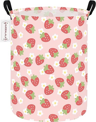 Miniatura 28 de Cesta de almacenamiento grande de QUEENLALA, plegable y redonda, cesta de almacenamiento, cesta de la colada/cuarto de baño/decoración del