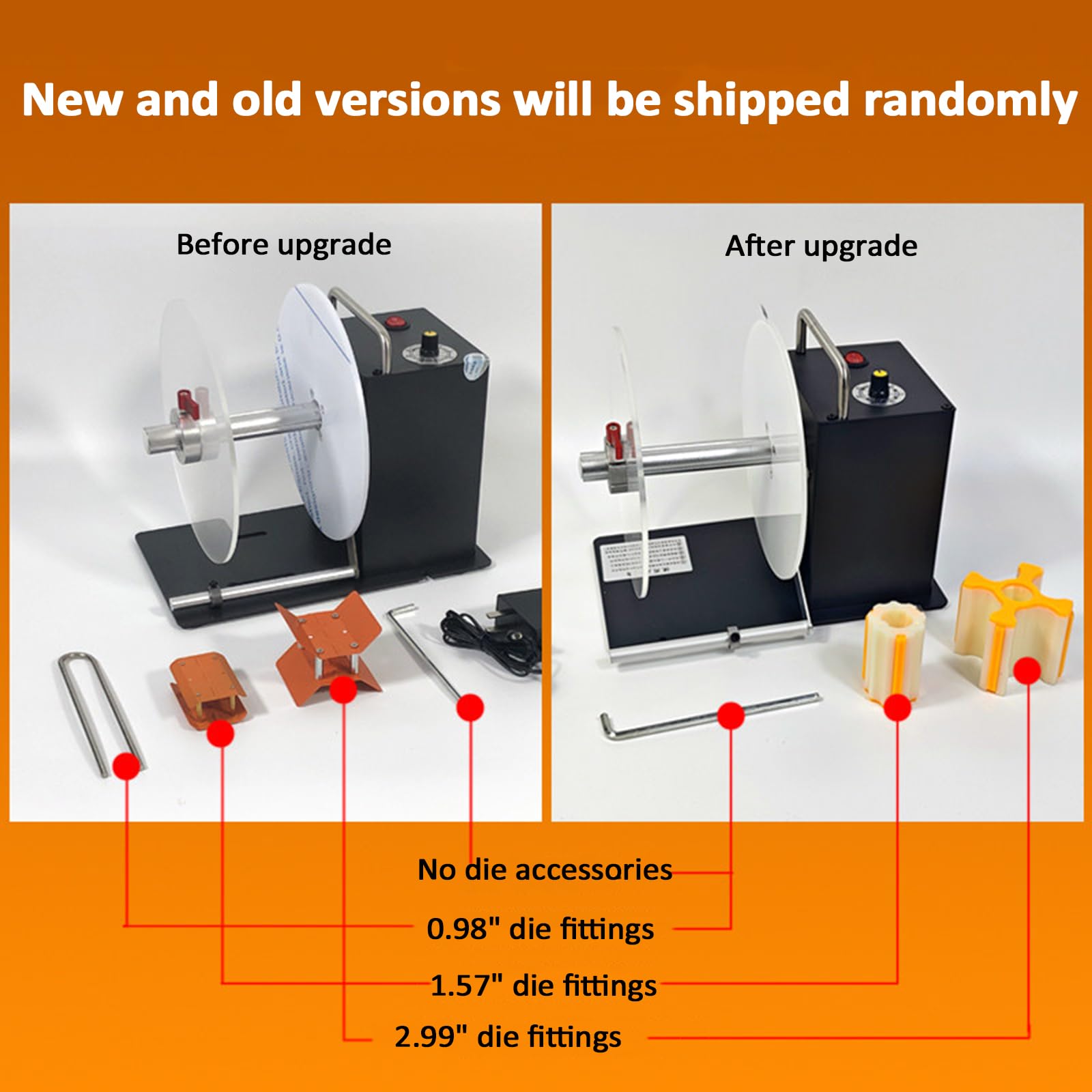 Macchina riavvolgitrice automatica for etichette, riavvolgitore for etichette a velocità regolabile, con supporto for anima da 1"/1,5"/3", larghezza massima etichetta 4,72"/diametro 7,87"