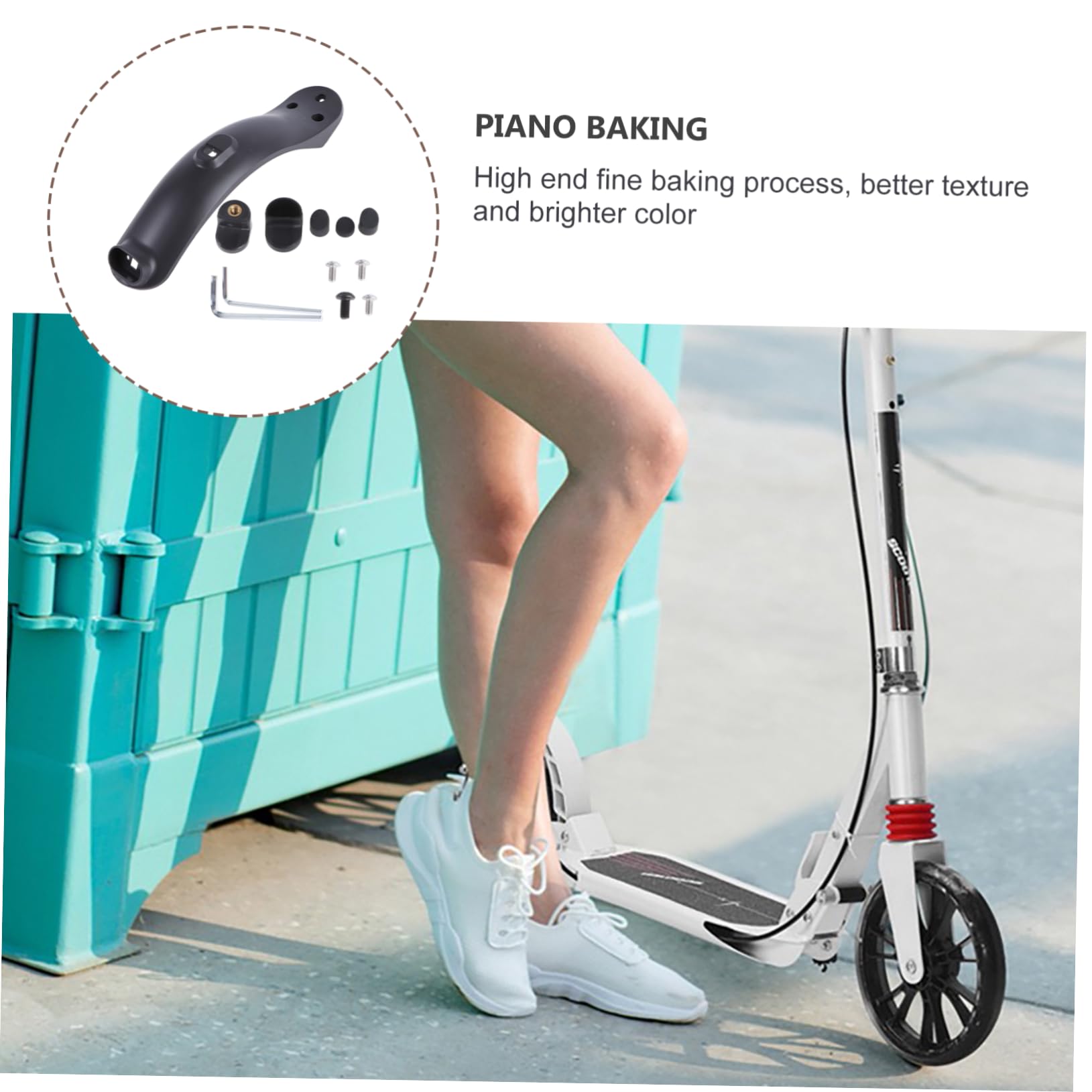 UPKOCH Arrière pour Électrique avec Crochets Vis Accessoires de Remplacement Durables