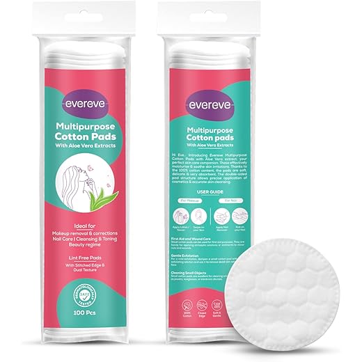 Evereve Cotton Pads Multipurpose 200 Pcs