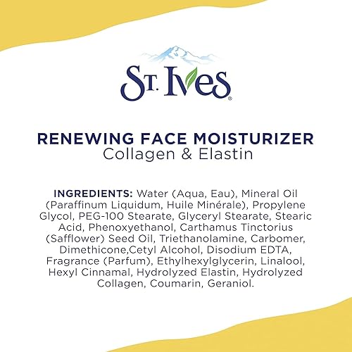 Miniatura 8 de Crema hidratante facial "Timeless Skin" de St. Ives, con colágeno y elastina, 10 oz