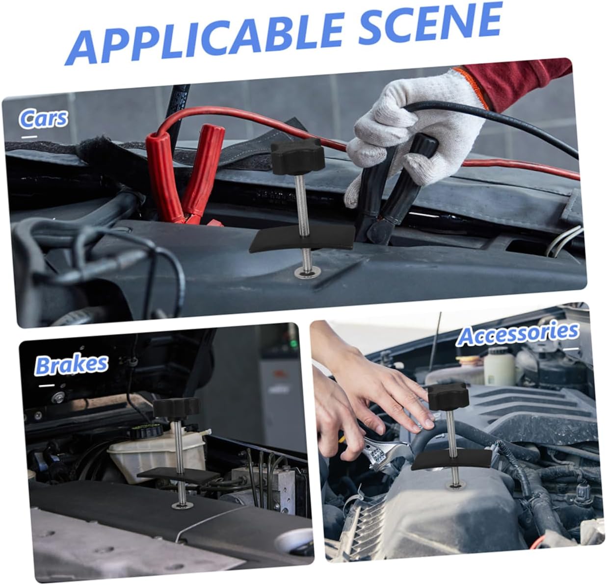 2pcs Brake Pad Spreader Tool Piston Compressor for Disc Brake Maintenance Compatible Various Car Models Efficient Caliper Tool