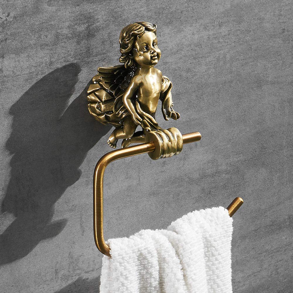 SAILING 5 Ganci Appendiabiti Da Parete Color Bronzo Champagne – Doppi Ganci Per Bagno, Cucina, Ingresso - 5
