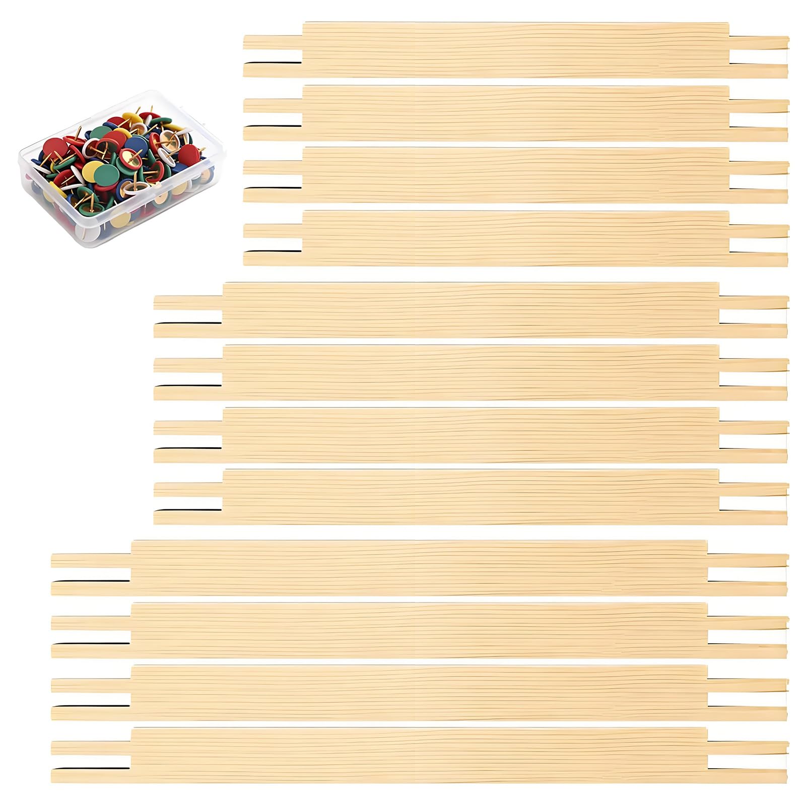 ZEPFJHE Assorted Size Embroidery Hoop Wood Stitching Frames Easy to Assemble for Enthusiasts Needlework Hand Stitching Sewing Embroidery Skeletons
