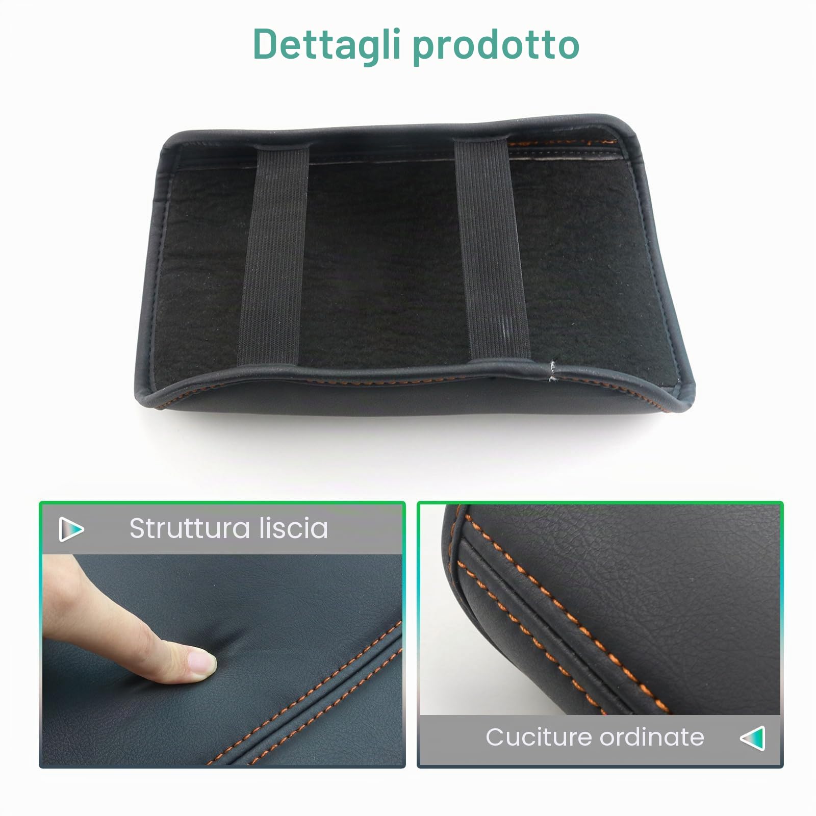 GAFAT 2020-2024 2025 Seat Leon MK4/ Cuprα Formentor Copertura Bracciolo, Seat Leon Cupr? 4 5F KL ST FR Console Centrale Protezione in Pelle, Accessori Seat Leon MK4, Accessori Formentor (Ottone)