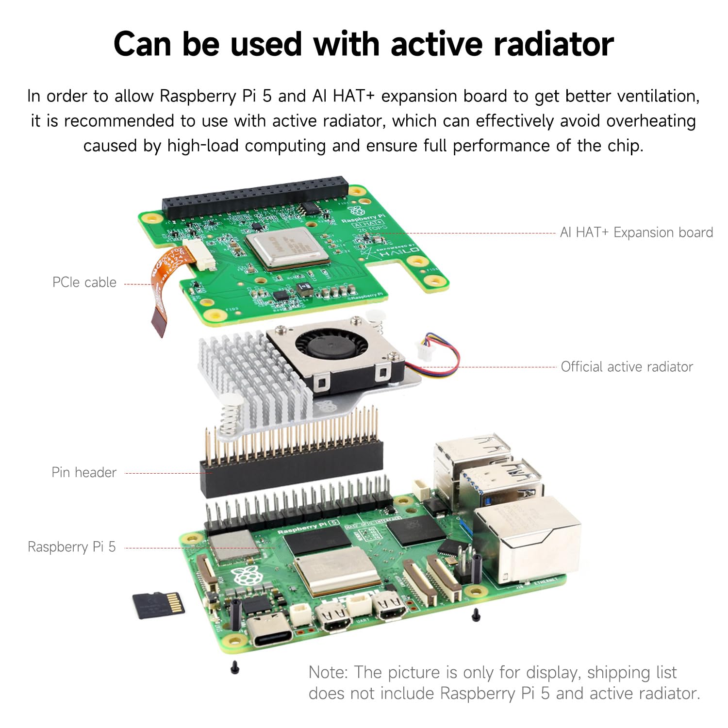 Amazon.com: Raspberry Pi AI HAT+ 26Top Artificial Intelligence 