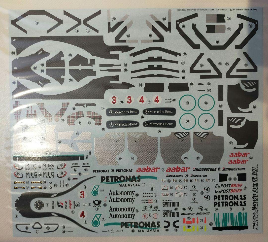 Revell 1/24 メルセデスGP W01 未開封品 Revell 1/24 メルセデスGP W01 未開封品 Revell 1/24 Mercedes
