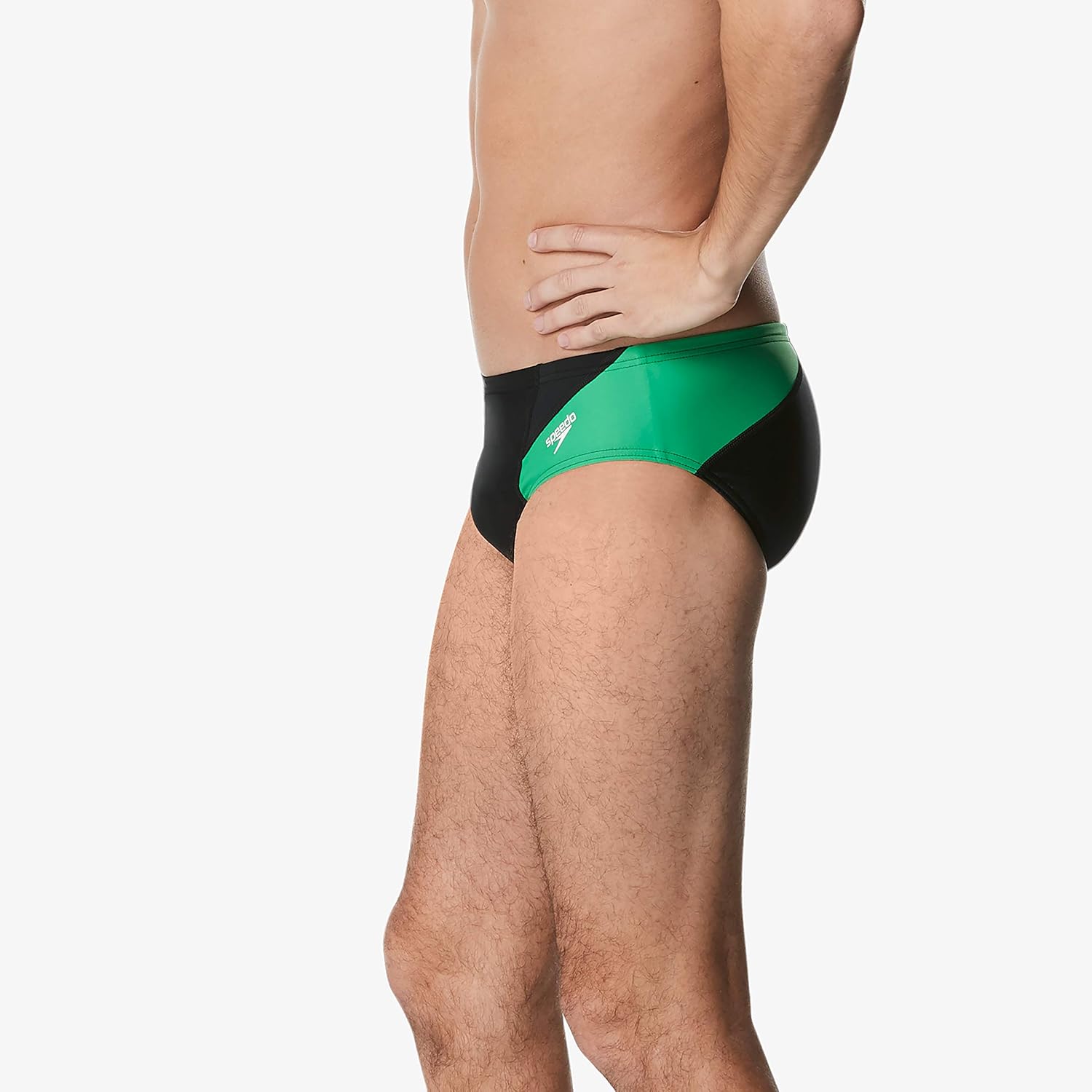 Speedo Womens Swimsuit Brief Powerflex Eco Revolve Splice Team Colors