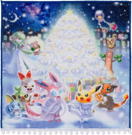 Amazon ポケモンセンターオリジナル ハンドタオル Pokemon Frosty Christmas おもちゃ雑貨 おもちゃ