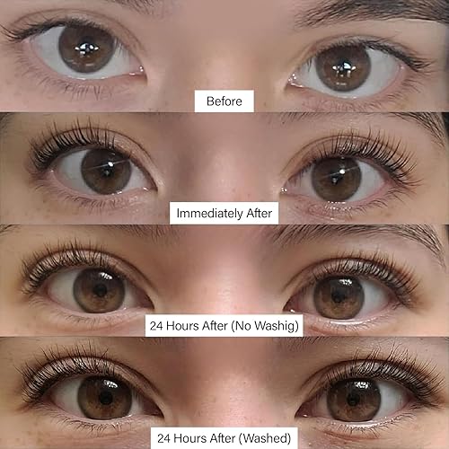Miniatura 7 de Livia - Kit de levantamiento de pestañas coreano + kit de color  Pestañas perfectamente rizadas y oscuras para 8 semanas desde casa, alternativa más
