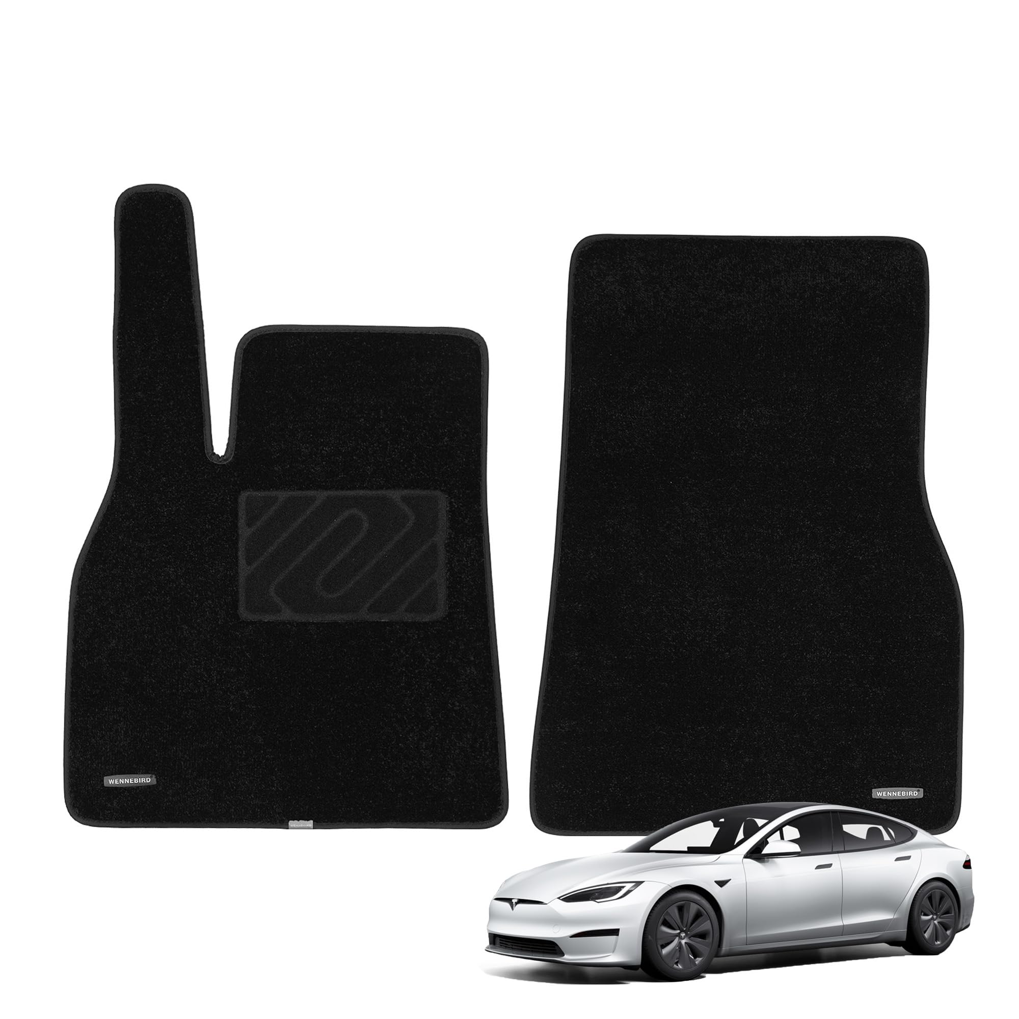 Photo 1 of WENNEBIRD Model S Floor Mats 2021-2026, Black, 2-Pc
