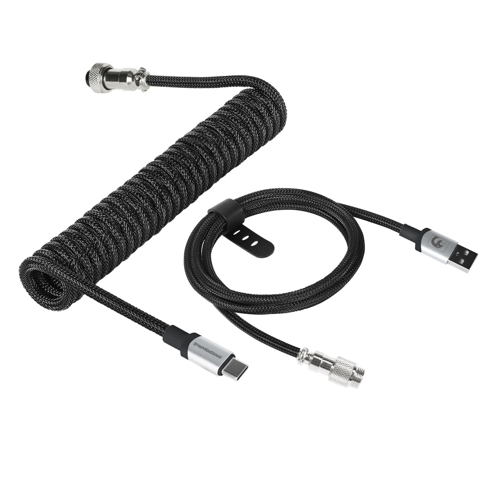MAMBASNAKE C01Pro Sarmal Kablo Klavye, Mekanik Klavye için Custom