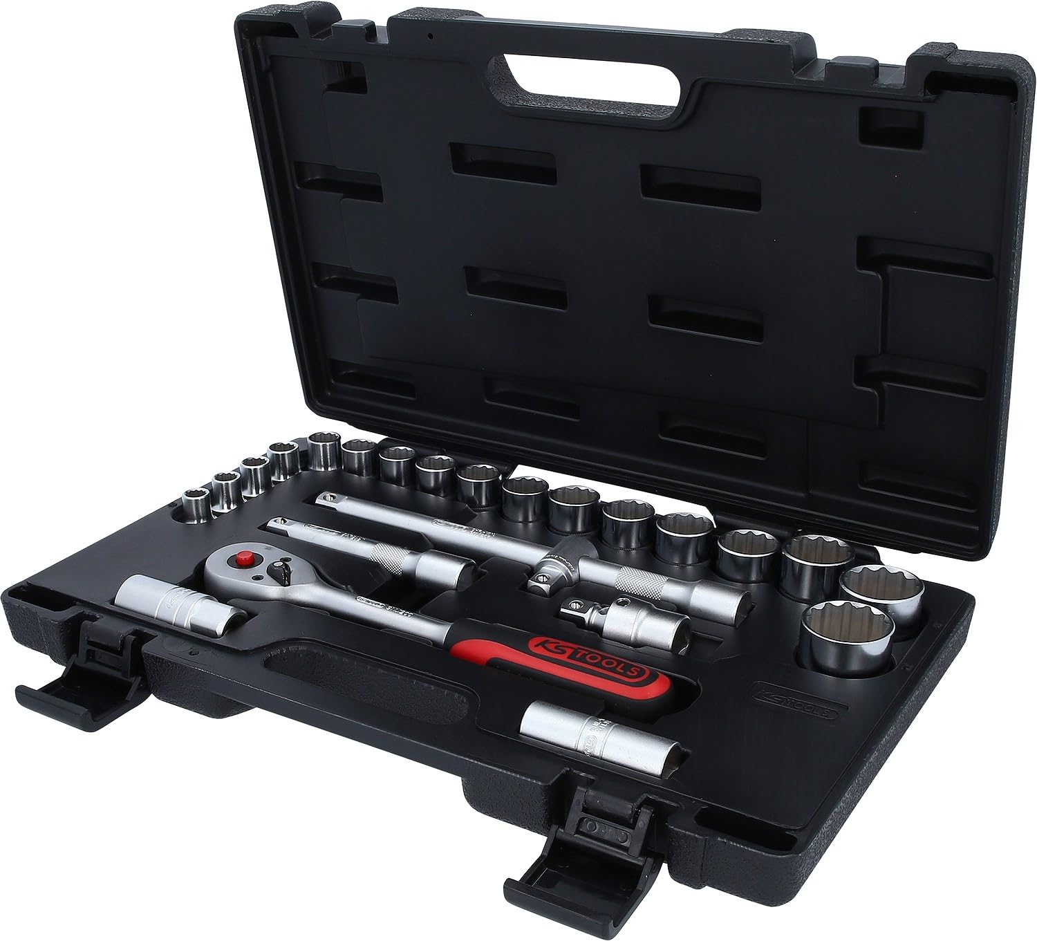 Jeu de douilles 1/2" KS TOOLS 911.1595 pour éviter l'arrondissement des vis 12 pans