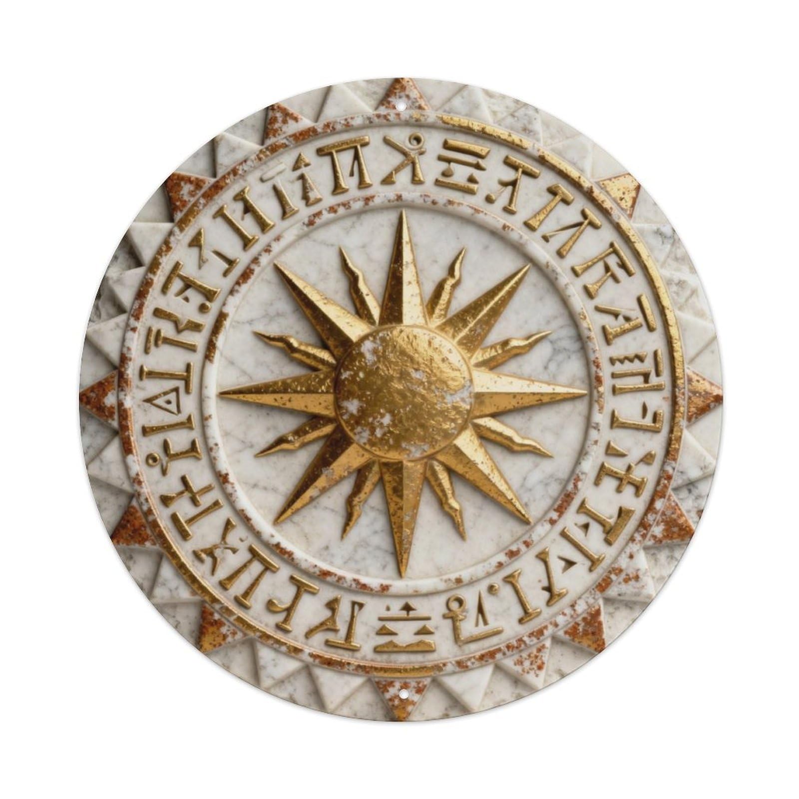 Sumer Inanna Venus Star Cuneiform Metal Tin Sign Plaque