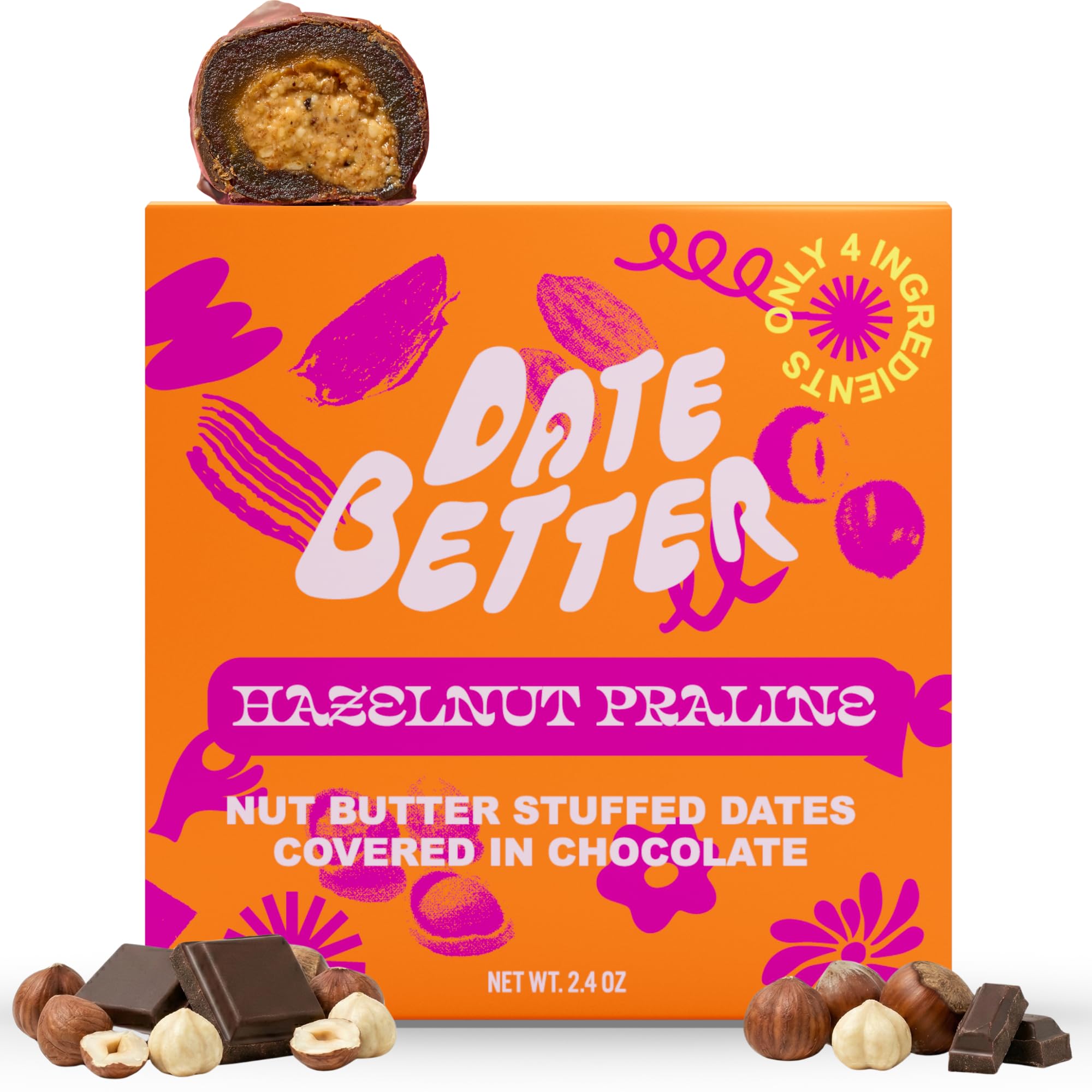Amazon.com : Organic Medjool Dates Covered in Chocolate, Filled