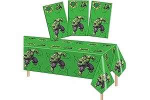 Hulk SMASH Birthday Party Table Cloth