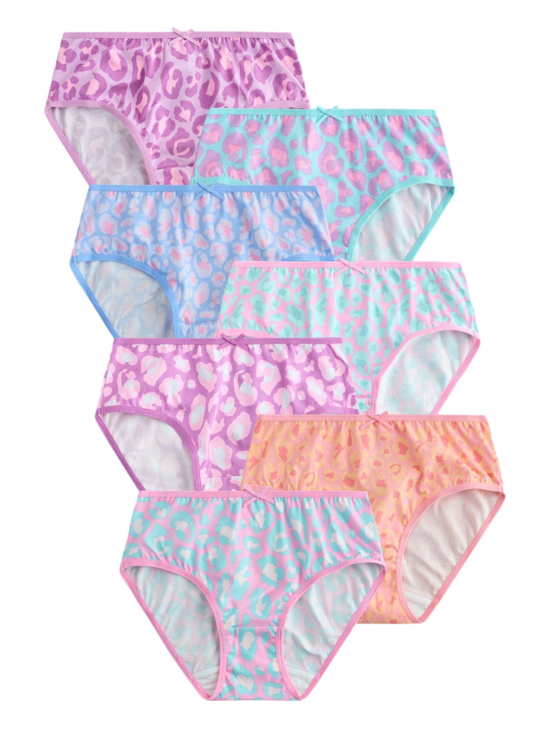 NEXT Mädchen Geblümte Slips, 7er-Pack