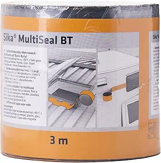 SIKA – Dichtband – Sika MultiSeal BT Grau – ideal für Abdichtungen und Schnellreparaturen – selbstklebend – 3 m x 1 m