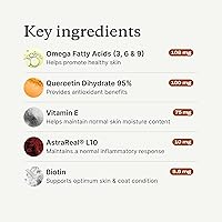 Vista 5 de PetLab Co. Masticables para el alivio de la picazón de salmón Pro para perros – Suplemento Omega 3 para la picazón en perros - Repleto de ácidos