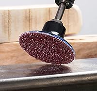 Vista 6 de S SATC 25 piezas de discos de lijado de 2 pulgadas con bloqueo de rollo, discos de cambio rápido para acondicionamiento de superficie