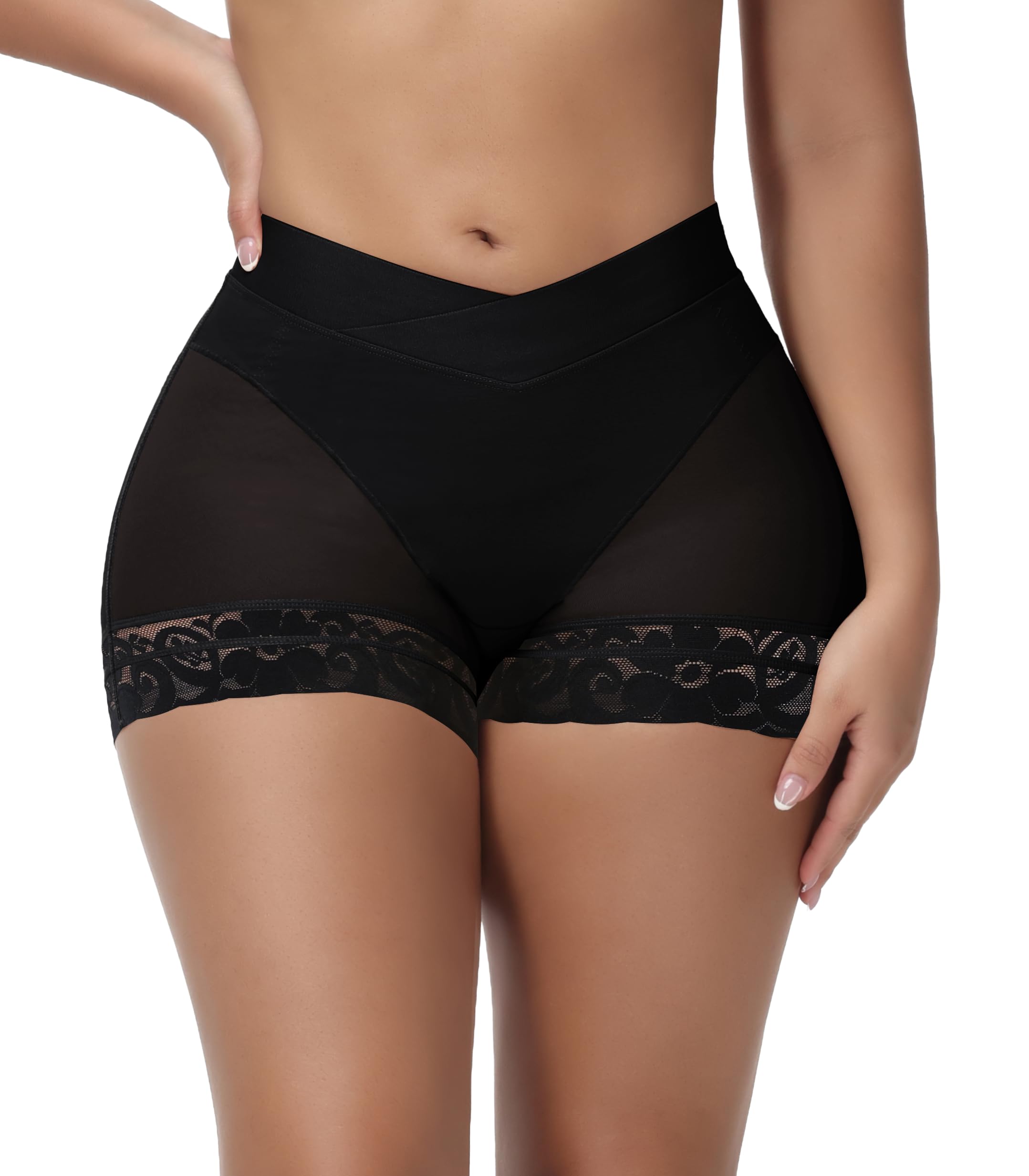 Photo 1 of SHAPSHE Fajas Colombianas Moldeadoras Booty Lifting Shapewear Underwear Calzon Faja Para Mujer Cintura Alta Tummy Control Underwear for Women Butt Shapewear Short Shapewear for Women Black xs