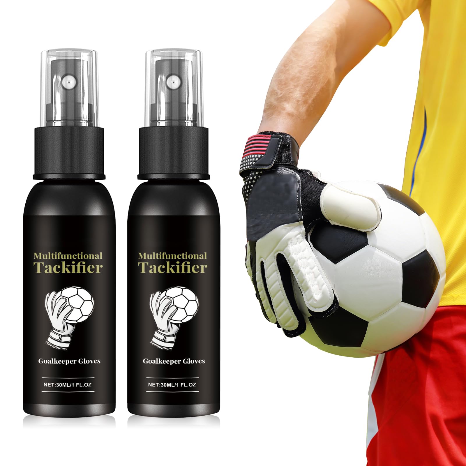 Sternstunde Spray Presa per Guanti da Portiere, 2 Pezzi 30ml Get The Grip Spray, Presa e Aderenza Immediate, Ideale per Guanti da Portiere, Compatto & Leggero, Qualità Pro