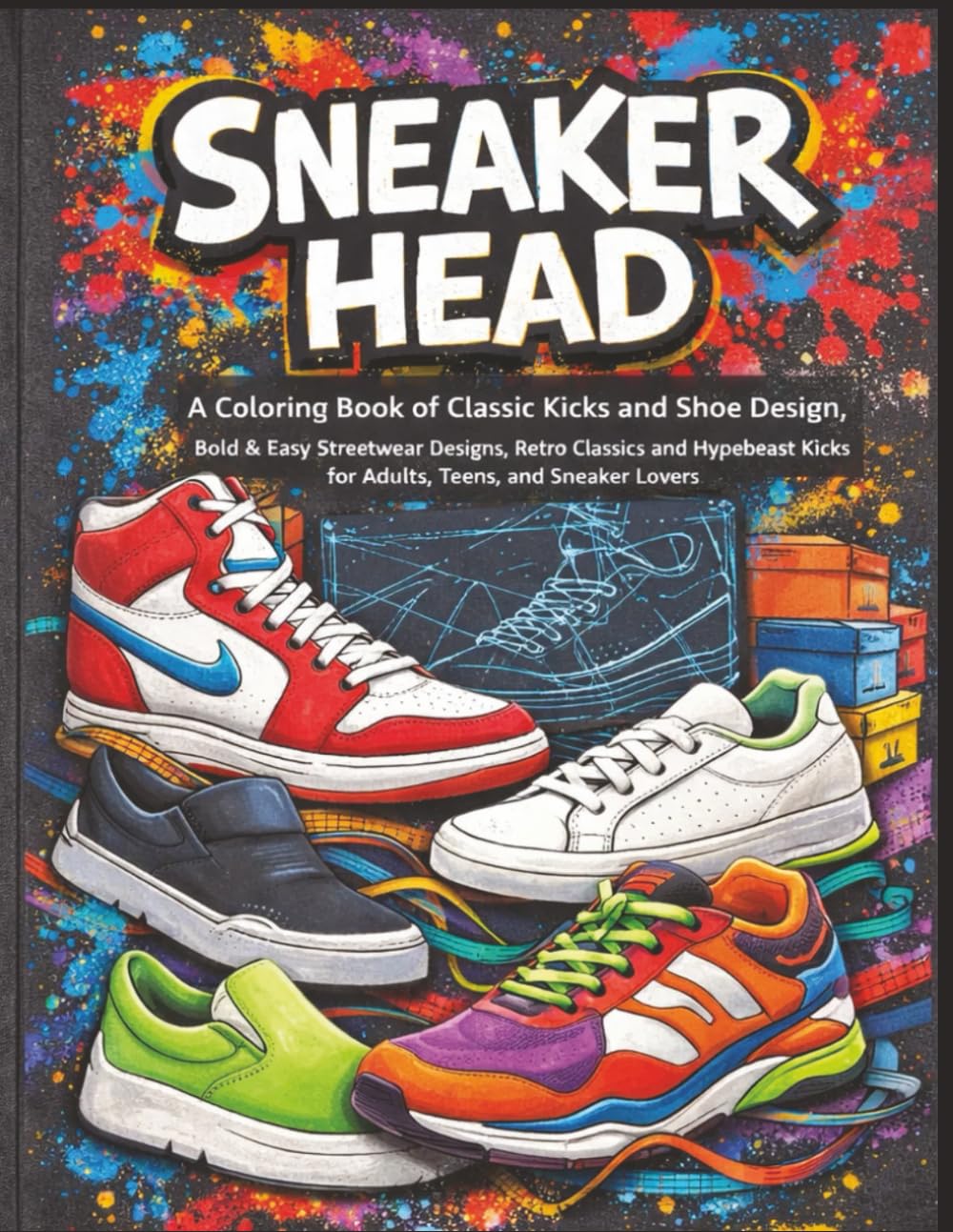 Sneakerhead: Bold & Easy Streetwear Designs, Retro Classics, and Hypebeast Kicks for Adults, Teens, and Sneaker Lovers