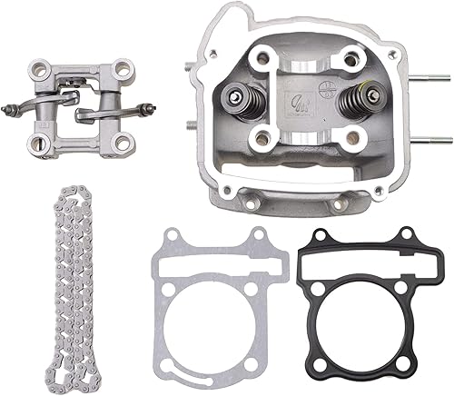 Miniatura 8 de WOOSTAR Culata completa de 2.461 in con kit de pistón de repuesto para 4 tiempos GY6 170cc 180cc 200cc 1P63QML motor chino ATV Quad 4 Wheeler Go