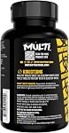 MUTANT Vitamines multiples - Multivitamine masculine pour athlètes hardcore & Body Builders, soutient la fonction musculaire, le métabolisme de l'énergie, la santé immunitaire avec 70 Vitamines Minéraux Antioxydants, 60 Caplets