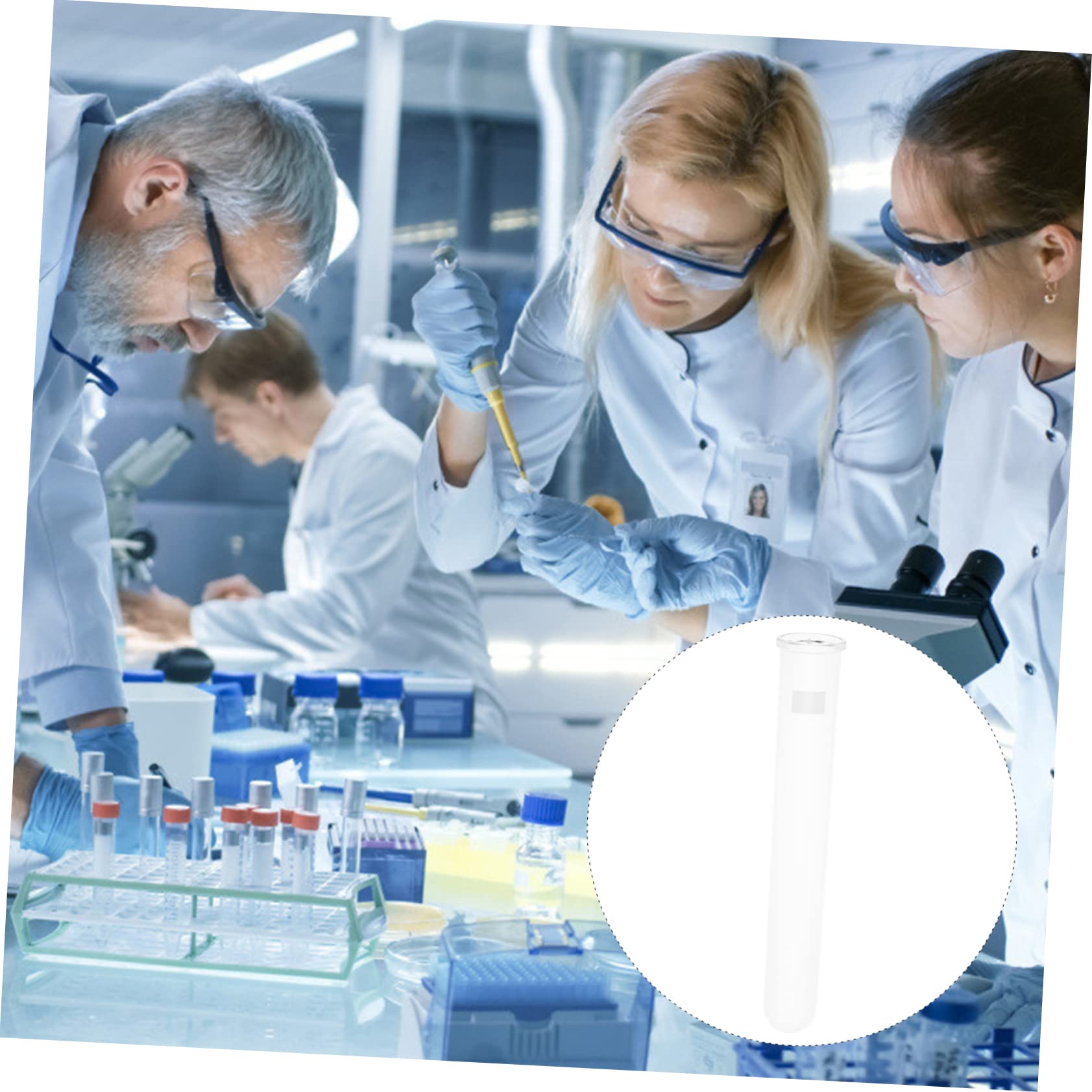 NAMOARLY Canal Tube Conical Tube Small Azotometer Tube Protein Digestion Tube Empty Test Tube Nitrogen Analyzer Tube Clear Test Tubes Boiling Tube Glass