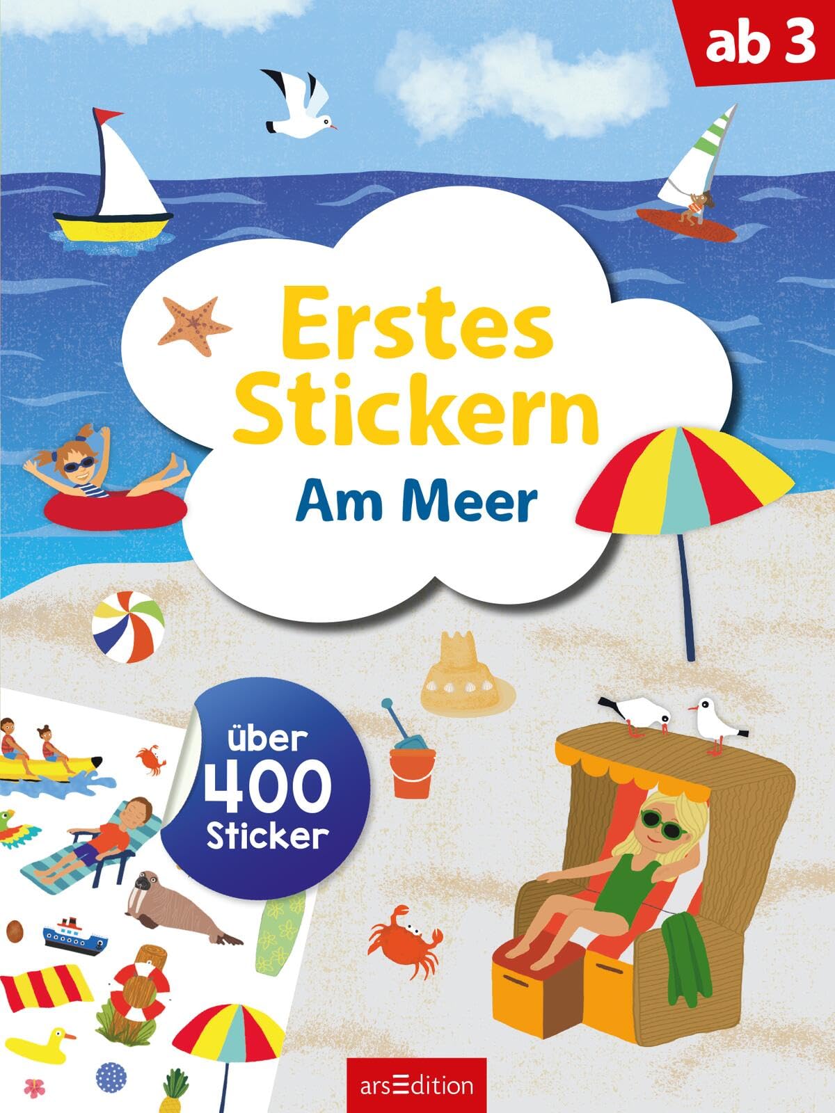 Erstes Stickern - Am Meer: Über 400 Sticker