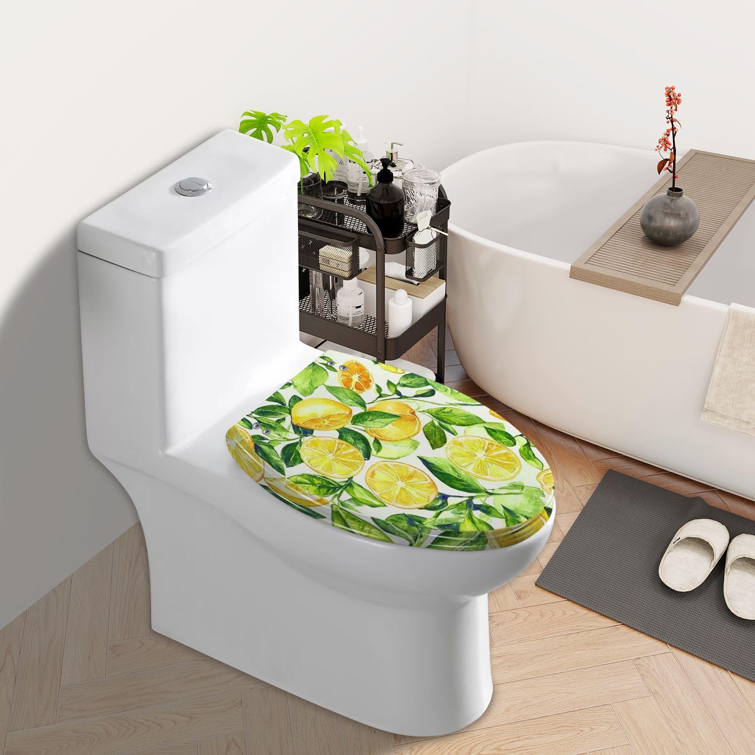 Sedile WC allungato per bagno
