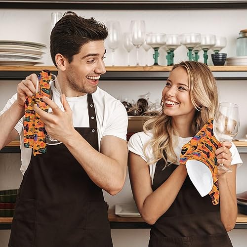 Miniatura 7 de Decorative Hand Towels for Bathroom - Retro Woman Pattern Print Soft Absorbent Small Bath Hand Towels for Kitchen, Farmhouse, Spa, Hotel, Guest Tea